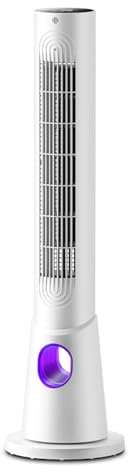 TONSTE Ventilateurs de Tour avec 3 Modes, Minuterie 12 Heures Refroidissement Silencieux Ventilateur de Sol Sur Pied avec Lampe Anti-moustique Ventilateur Oscillant Sans Pales pour la Maison