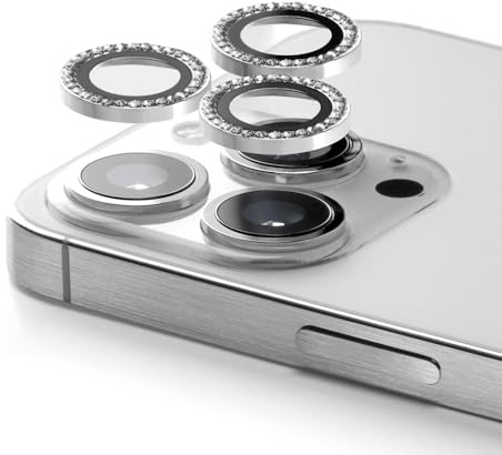 CASETiFY Camera Lens Gem [Easy Application] for iPhone 16 Pro/iPhone 16 Pro Max - Silver