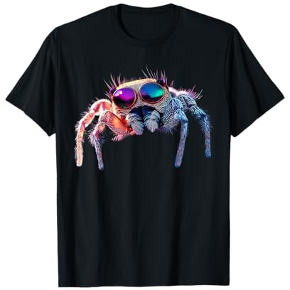 Spinne Phidippus Regius Springspinne Vogelspinne Spinnen T-Shirt