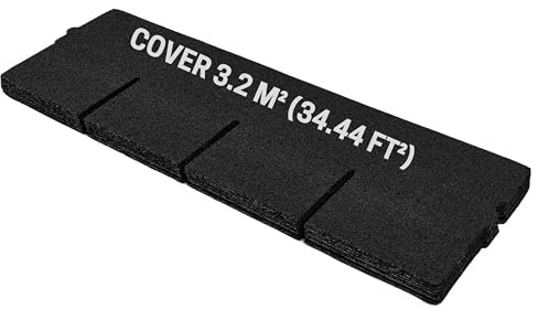 Premium Bitumen Roof Felt Shingles - 20 pcs / 34.44 ft² (3.2 m²), 39.37’’ x 13.39’’ (100cm x 34cm), Asphalt Roof Shingles for Shed - Weather Resistant & Heavy Duty Roofing Tiles - Graphite Colour