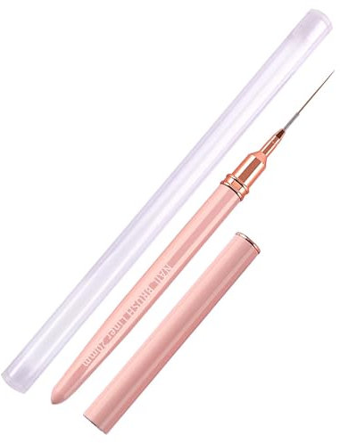 French Tip Brush – Pinceau professionnel fin pour neil art, outils de conception d'ongles pour la peinture des détails des ongles, French Liner et stylos à points pour le bricolage des ongles