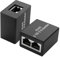 YACSEJAO 2 Pcs 1 zu 2 Ethernet Splitter Adapter RJ45 Netzwerk Extender Splitter Weiblich zu Doppel Weiblich LAN Sockel Connector für Cat5e/Cat6/Cat8 (Bitte verwenden Sie in Paaren)