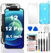 TSIOFO Pantalla LCD para iPhone 12/12 Pro Reemplazo, 6,1 Pulgadas Pantalla Táctil Digitalizador de Vidrio con Kit de Herramientas de reparación, película Protectora