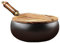 Generico Padella di ferro antiaderente, padella profonda, pentole in pietra, compatibilità versatile, manutenzione facile, 24x11x45cm, per ristorante, hotel, casa