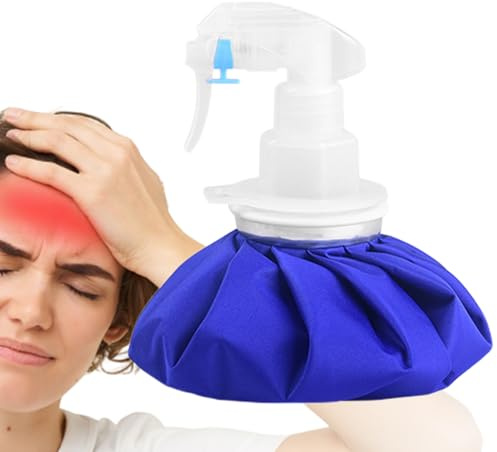 Nixiara Ice Packs for Injuries, Reusable Ice Packs | Ice Packs with Spray Bottle, Discomfort Relief, Reusable Hot Water Bag, Ice Bag