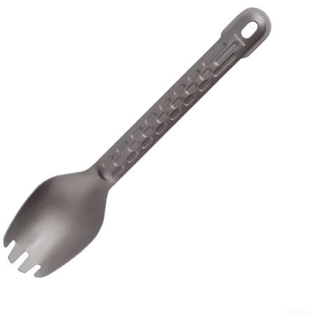 Stabiler Göffel geeignet für Zuhause und draußen, zuverlässiges Besteck für Camping-Abenteuer (Spork)