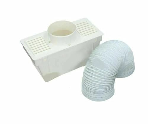 HSDK Universal Indoor Tumble Dryer Vent Kit – Square Type with Clip & Condensing Box (1m Hose)