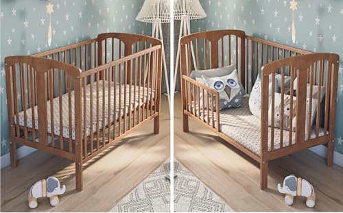 Generisch Holzbabybett Sasha 120x60 – aus natürlichem Massivholz