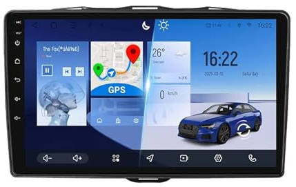 Android 15 Car Stereo,for Alfa Romeo Giulietta 2015-2018 9'' IPS Touch Screen Car Radio with Wireless Carplay/Android Auto,GPS, WiFi, Bluetooth，Support OBD2/DVR/DSP(H6 6G+128G)