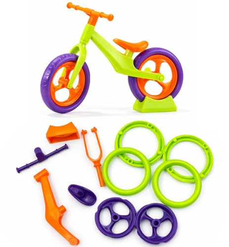 12 Stück Mini-Fahrrad-Bausatz Spielzeug, DIY Fahrrad Modell Deko,Finger Fahrrad Spielzeug,Gastgeschenke für Kinder, Goodie Bags für Geburtstagsfeiern, Mini-Spielzeug, Schulpreise, Ostern Spielpreis