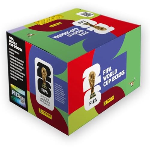 Panini - Collezione ufficiale di adesivi FIFA World Cup 2026™ (scatola da 100 borse)