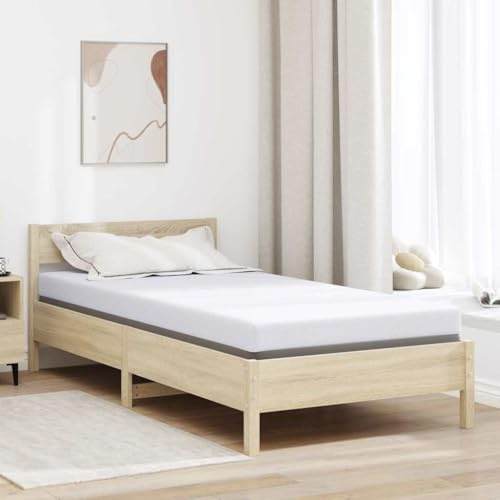 Runheo Matratzentopper aus Memory-Schaum, weicher atmungsaktiver Topper mit rutschfestem Unterbett und waschbarem Bezug, angenehm kühlend für Erwachsene im Schlafzimmer