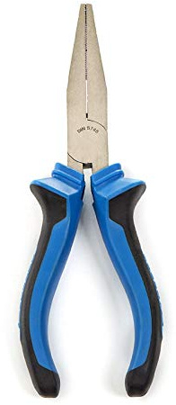 SECOTEC Flachzange Elektriker Zange Spitzzange Radiozange 160 mm | Telefonzange