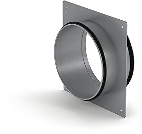 NABER SR 150 Maueranschlussstutzen / verzinkter Stahl / 150er Rundkanal (4061020)