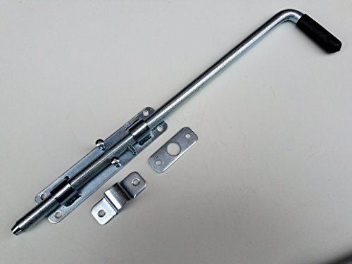 2 Stück Torriegel/Türriegel 420mm verzinkt !!! massive Ausführung !!!