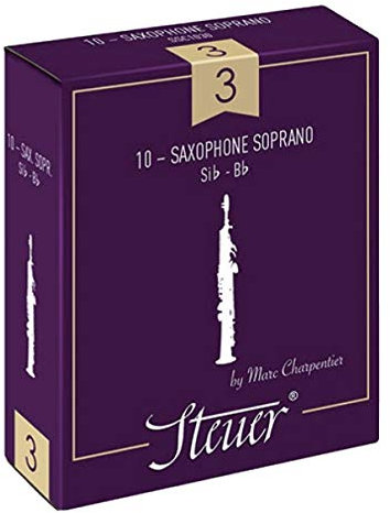 Steuer Blatt Sopran Saxophon Traditionell 10er Packung Gr. 3