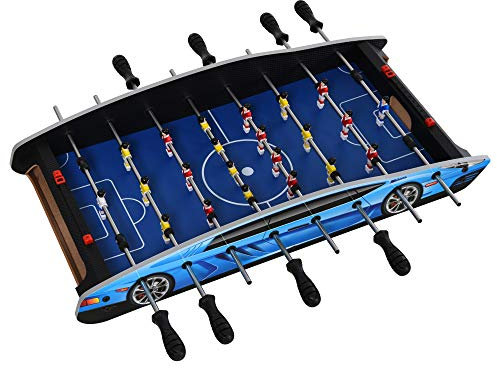 HOMCOM 29 Inch Mini Tabletop Football Foosball Gaming Table Play Fun Game Toy 74.5L x 36.1W x 12H CM