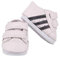 Aeromdale Puppenschuhe Gestreifte Sneakers Casual Lazy Schuhe für 18 Zoll American Doll Girls 43cm Puppe - Weiß - 1 Paar