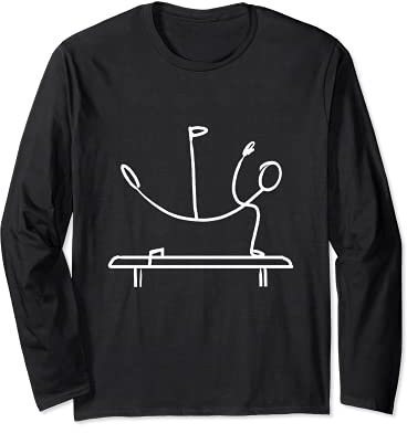 Turner Pauschenpferd Minimalist Gymnastic Langarmshirt