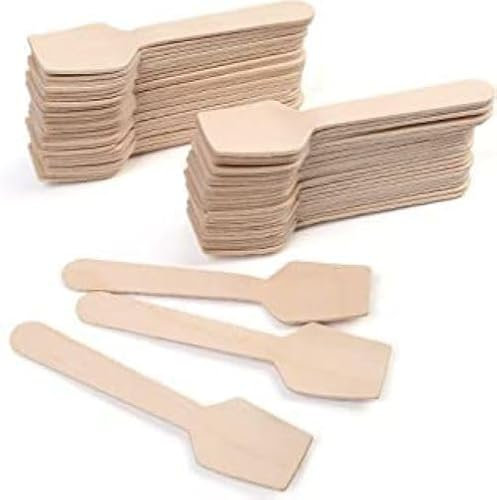 Wooden Icecream Spoons Excellent for Summer, Reusable (200)