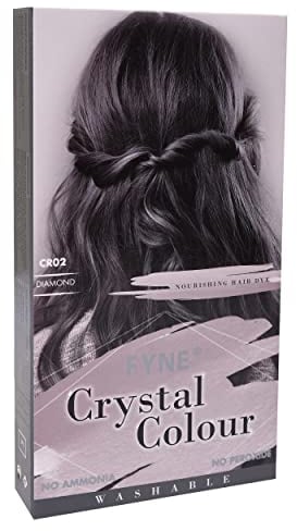 FYNE Crystal Color – semi-permanente Haarfarbe (grau (dunkel) – Diamant)