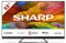 SHARP 55EQ3EA Android TV 139 cm (55 Zoll) 4K Ultra HD Android TV (Smart TV ohne Rahmen, Dolby Atmos, Quantum Dot, Harman Kardon) [Modelljahr 2022] [Energieklasse G], Schwarz