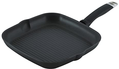 KUHN RIKON Titanio Star Grill Bratpfanne, 28 cm, Induktion, Aluminium