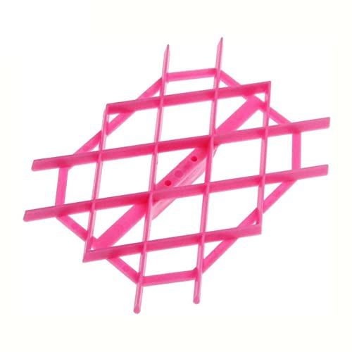 Moule à gâteau en forme de losange en forme de losange - 12,4 cm - Emporte-pièce en dentelle - Accessoires pour fondant, outil de fondant, pâtisserie, pochoirs à gâteau et moules à fondants