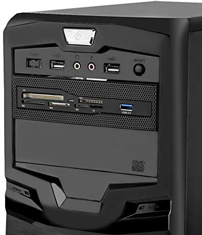 Lecteur de Carte Interne de Panneau Avant de 5,25 Pouces, Panneau Avant de PC de Tableau de Bord Multimédia avec USB, Prise en de la Carte M2 SD MS XD CF TF, Baie Avant de