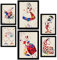 Nacnic Alice au pays des merveilles Affiches. Illustrations de Style Aquarelle de Contes, Films et Livres Classiques pour Enfants. Design d'intérieur et décoration. A4 & A3.