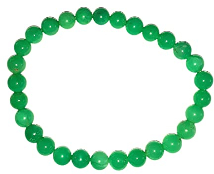 Chrysopras Armband, Echtes Chrysopras Schmuck Armband, 6 mm Edelstein Kugelarmband