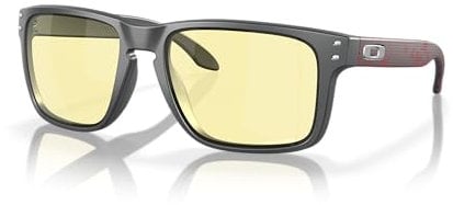 Oakley Man Sunglasses Matte Black Frame, Warm Grey Lenses, 59MM, Holbrook Xl Matte Carbon Prizm, X-Large