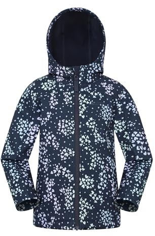 Mountain Warehouse Exodus waterproof windbreaker kids softshell - leichte Kinderjacke, wasserdichter Mantel - Jungen & Mädchen, Frühling Sommer Hellrosa (05) Kinder 104 EU (3-4 Jahre)
