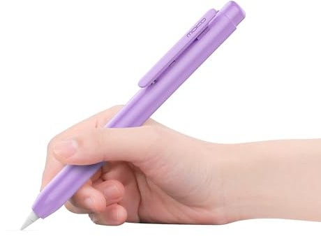 MoKo Pencil Cover Compatible with Apple Pencil 1st Generation, Retractable Tip Cap Pencil Stylus Sleeve for 1st-generation Apple Pencil, Purple