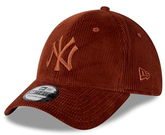 New Era Fankappe Baseball New York Yankees MLB Cord Brown 39Thirty Stretch Cap gebogener Schirm - XS-S