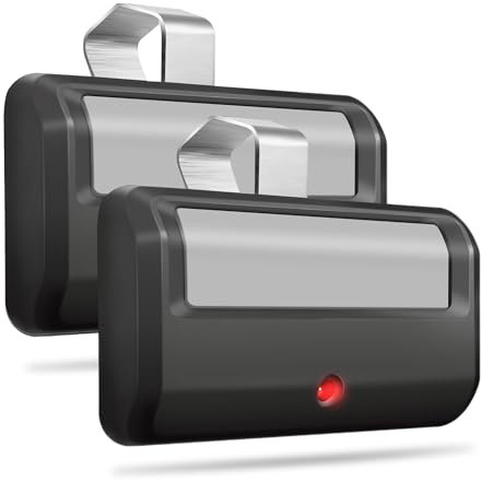 Lot de 2 télécommandes universelles pour ouvre-porte automatique de garage Chamberlain LiftMaster Craftsman 891LM 971LM