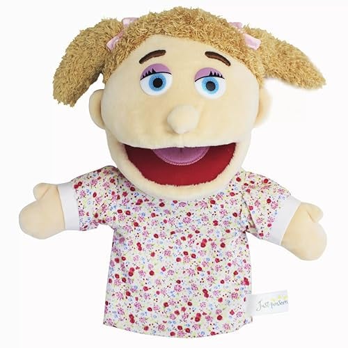 LOMTRATS Familie Handpuppen für Kinder, beinhaltet Opa, Oma, Papa, Mama, Tochter, Sohn mit beweglichen offenen Mund, perfekt für Storytelling, Unterricht, Vorschule, Geburtstagsgeschenke,1 Pcs