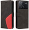 XINNI Cover Protettiva per Xiaomi Poco X6 PRO 5G Case, retrò Cellulare Custodia Libro Antiurto in Flip Pelle PU/TPU, Portafoglio Flip Magnetica, Nero