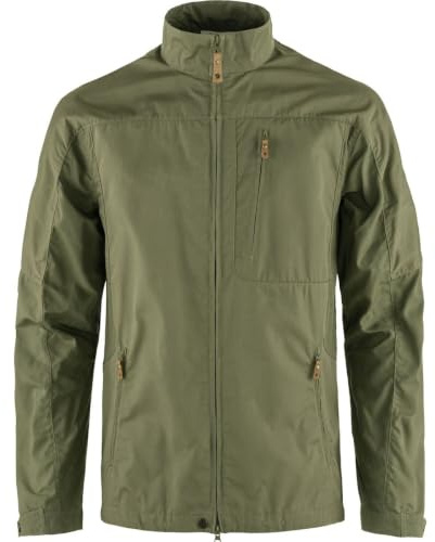 Fjällräven Herren Övik Stencollar Jacke, Green, L
