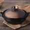 Cocottes Cocotte avec Couvercle Cocotte en faïence Casserole Chaude, Plat Rond en céramique, Cocotte isolée, Cocotte en céramique, Cuiseur à Riz en Argile, Boîte de Soupe
