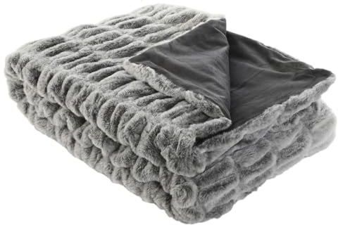 Home ESPRIT Graue Decke, 130 x 170 x 2 cm
