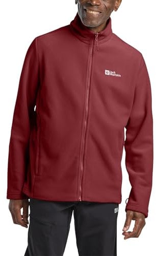Jack Wolfskin Herren Winterstein Fz M Fleece-Jacke, Deep Ruby, M EU