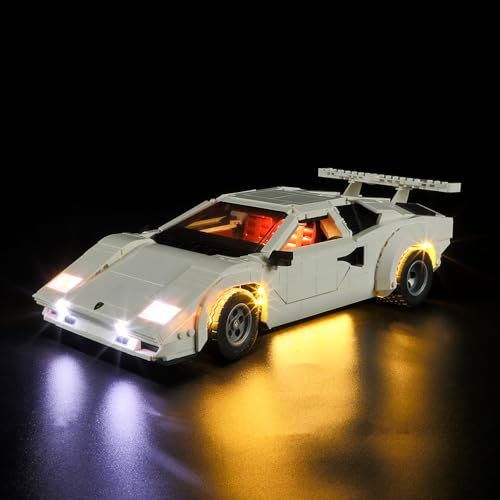 LIGHTAILING Licht-Set Für Lego-10337 Lamborghini Countach 5000 Quattrovalvole - Led-Beleuchtungsset Kompatibel Mit Lego Bausteinen Modell - Modell Set Nicht Enthalten