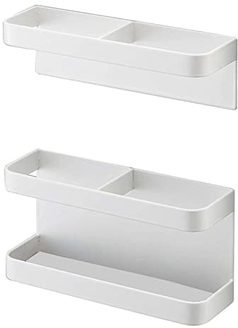 HAOHIZE Schirmhalter für den Eingangsbereich, Schirmaufbewahrung, Schirmständer, Schirmständer für den Innenbereich, Wandmontage, kein Stanzen, höhenverstellbarer Schirmkorb für Hotelflur (Weiß)