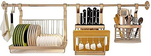 SQMGFA Escurridor de Platos, escurridor de Platos de Pared Multiusos para Cocina, escurridor de Cubiertos, vajilla, escurridor de Platos