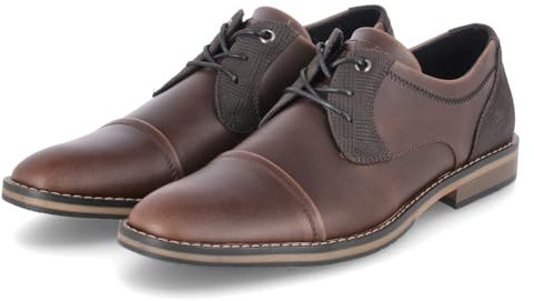 BULLBOXER Herren Halbschuhe Businessschuhe Braun Synthetik, Größe:42, Farbauswahl:weiß 3
