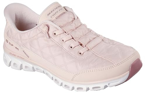 Skechers Damen Glide-Step Cozy Fit Hands Free Slip-ins Sneaker, Blsh=Blush, 38.5 EU