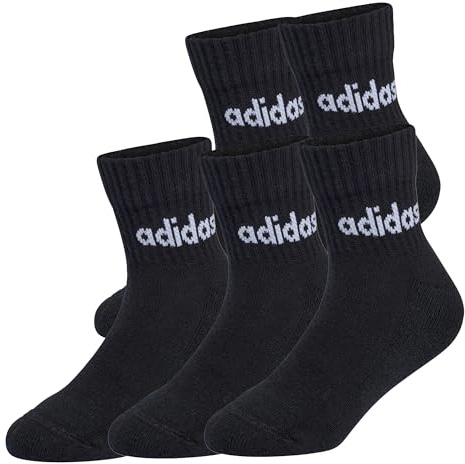 adidas Unisex Kids Kids Linear Ankle Socken, 5 Paar