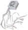 110-264V 750W Computer Videogioco Computer Alimentatore Bianco Ventola di Raffreddamento A Basso Rumore Doppio CPU Per I Server Di Gioco