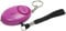 NAGO Schlüsselanhänger Taschenalarm Notfallalarm Panikalarm mit LED Leuchte ca. 140 dB pink